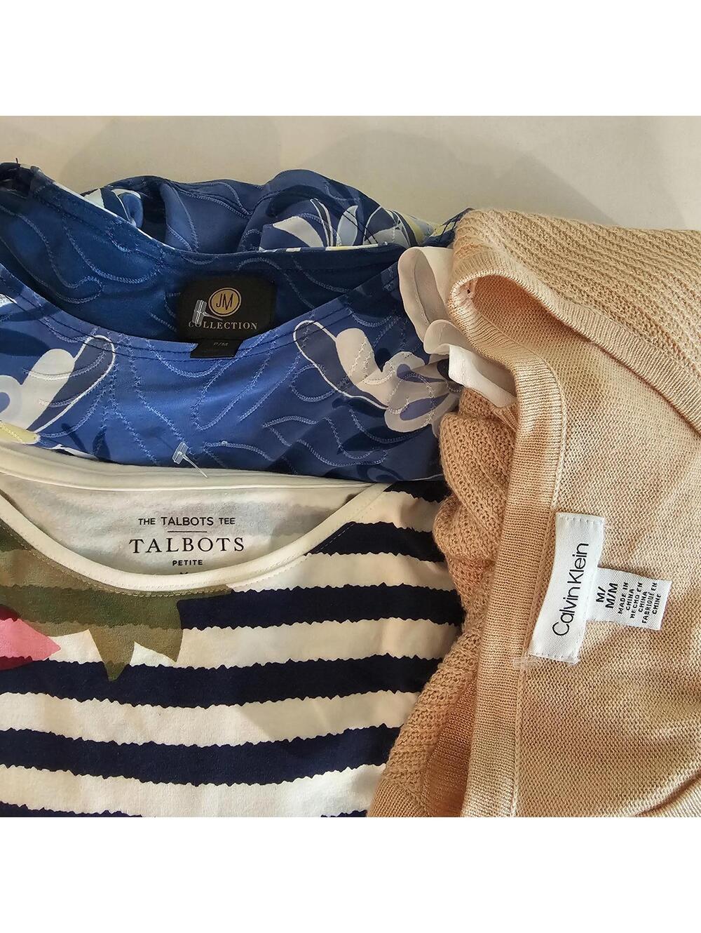 Women's Clothing Wholesale Lot 18 pcs Medium Talbots Calvin Klein Chicos - Picture 2 of 7